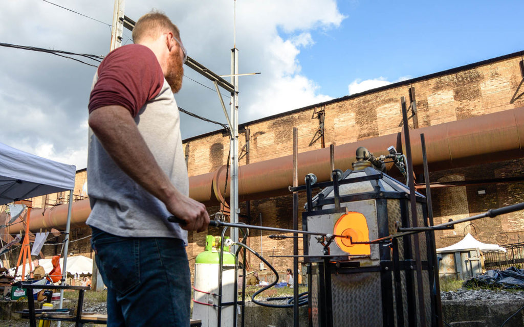 glassblowing demonstration