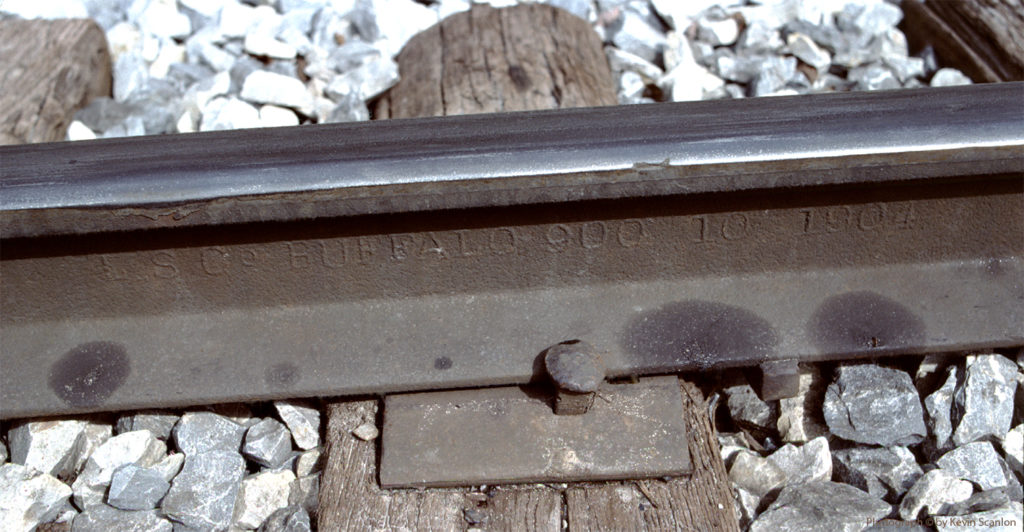 Rail stamped "LSC Buffalo 900 10 1904"