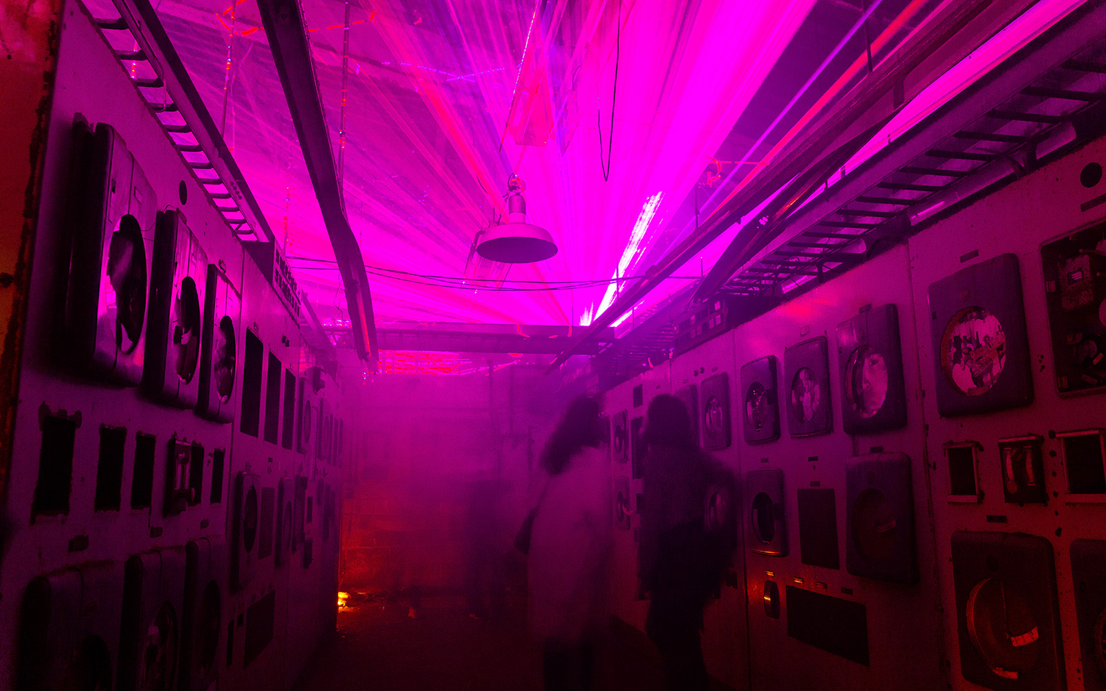 Todd Keebs' work in the pyrometer room