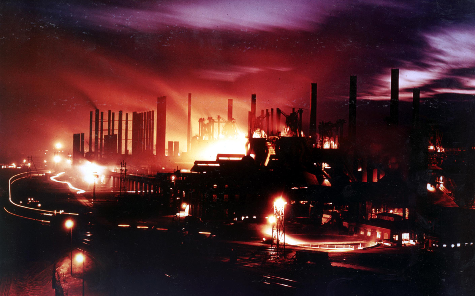 Jones & Laughlin at Night