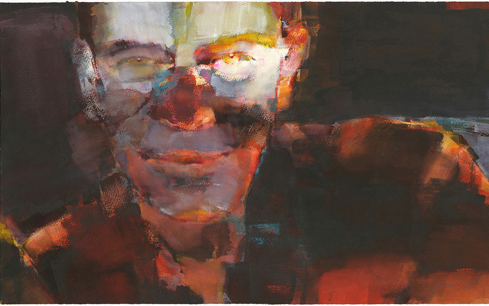 detail of artwork created by artist jeannie McGuire