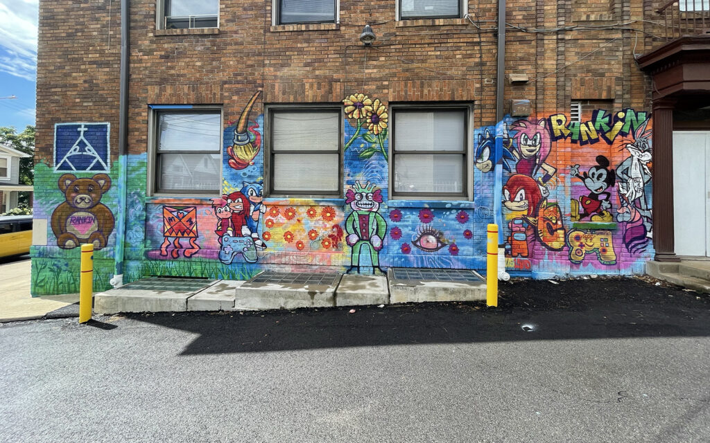 mural created with the Rankin Christian Center in Raknin, Pennsylvania