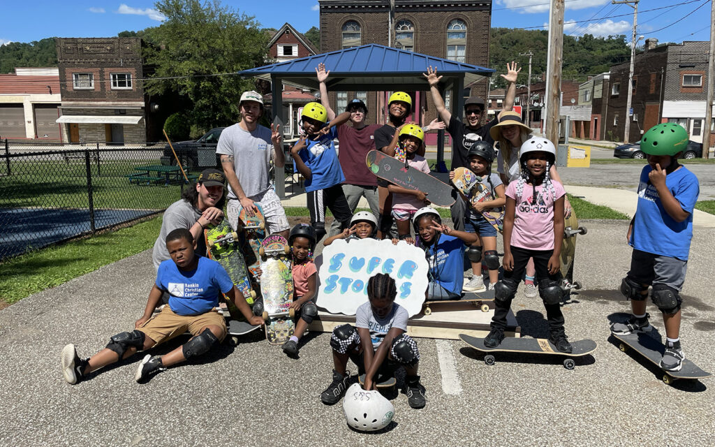 kids learn to skateboard with super stories