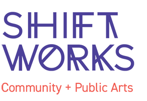 Logo reads Shift Works Community plus Public Arts