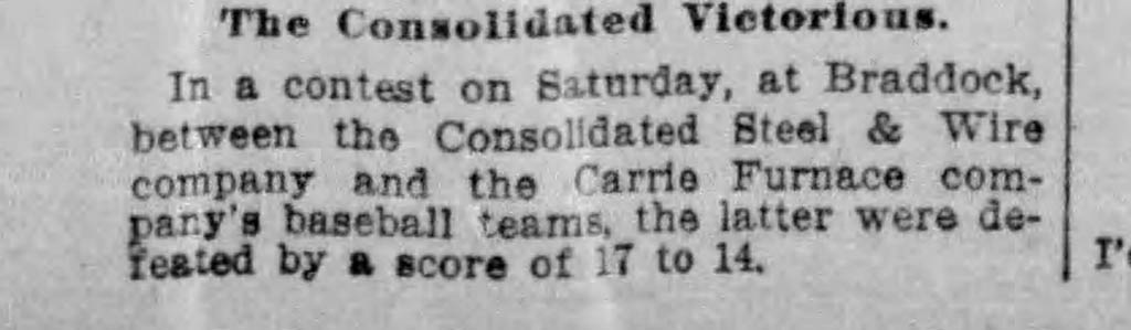 A newspaper clipping reporting on sports.