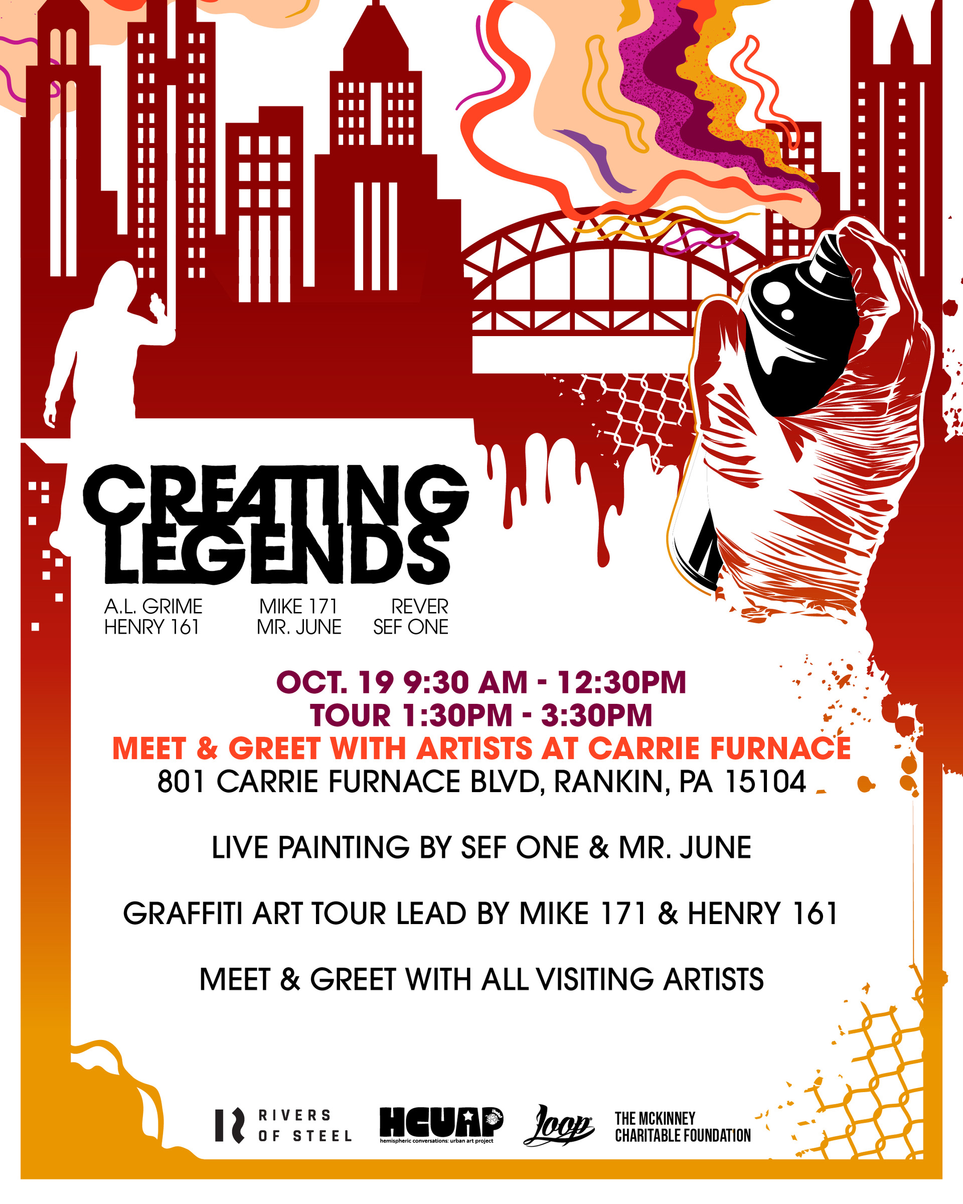 Meet and Greet Flyer at Carrie Furnaces