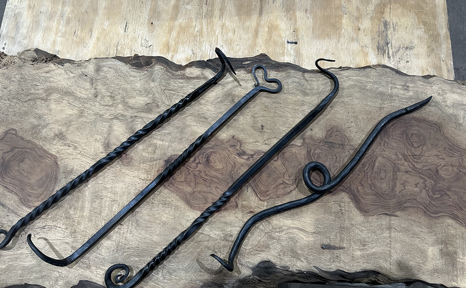 image of a forged bbq tool