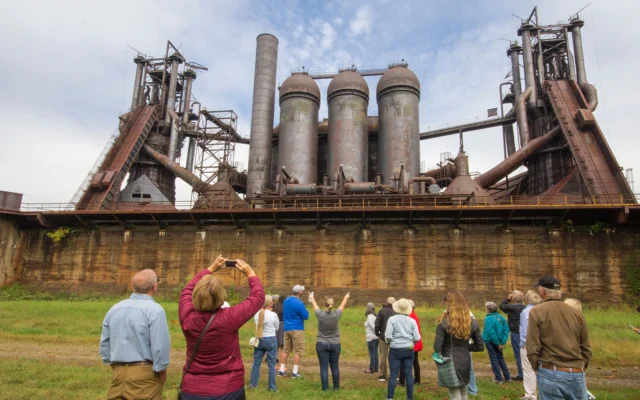 Explore the monumental scale of Pittsburgh’s steel industry at the Carrie Blast Furnaces!

Rivers of Steel’s Industrial Tour offers an in-depth look at how iron was made and what life was like for the workers who powered the region’s industrial rise. Led by knowledgeable guides, this two-hour experience brings to life the technology, culture, and community behind one of America’s most iconic industries.

Tour dates are available now through October. Advance reservations are encouraged.

Reserve tickets: http://riversofsteel.com/experiences/tours/industrial-tour 

#RiversOfSteel #CarrieBlastFurnaces #IndustrialTour #PittsburghHistory #SteelCityLegacy