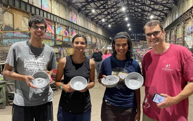 Looking for a creative night out?

Join us on Thursday, August 21, from 6 to 9pm at the Carrie Blast Furnaces for The Doodle Bowl Experience. In this hands-on workshop, you'll design and carve your own bowl, which will be cast in solid aluminum by our metal arts team. No experience necessary—just bring your creativity, a friend, and your favorite beverage!

Spots are limited and this popular session tends to fill up fast.

Learn more and register at https://riversofsteel.com/experiences/workshops/metal-arts/the-doodle-bowl-experience/ 

#RiversOfSteel #DoodleBowlExperience #CarrieBlastFurnaces #MetalArts #PittsburghEvents